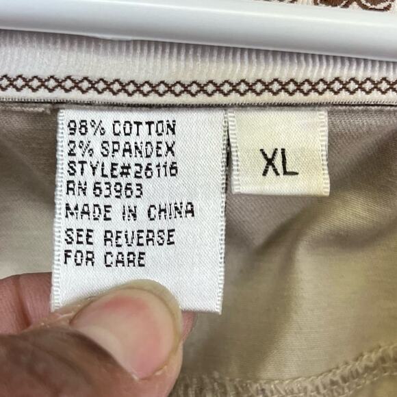 Vintage AMI Snap Button Trucker Jacket Women's XL Oversized Buttons Adjustable - Picture 7 of 7